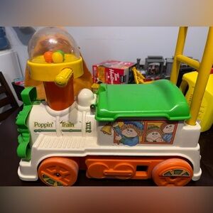 VTG 1983 Coleco Cabbage Patch Kids Poppin Train Ride On Push Vehicle RARE